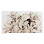 لوحة بتصميم عصري بارزة على قماش مصنوع في إيطاليا Viadurini