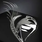 إطار حرفي حديث من الخشب والصلب والراتنج مصنوع في إيطاليا - عين Viadurini