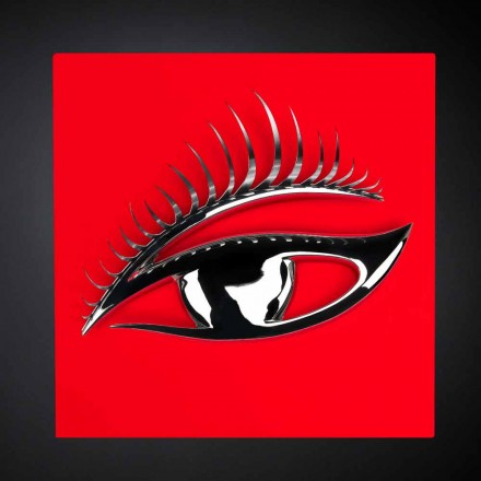 إطار حرفي حديث من الخشب والصلب والراتنج مصنوع في إيطاليا - عين Viadurini