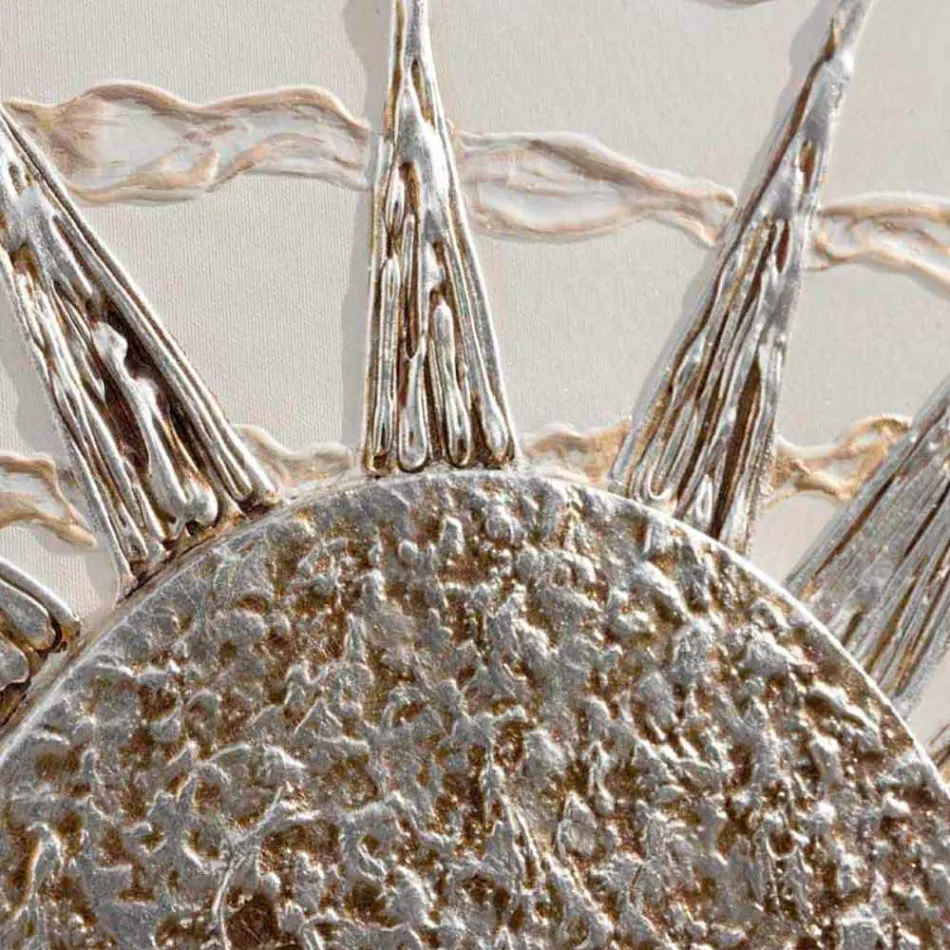 لوحة فنية حديثة ذات هيكل وتفاصيل مزدوجة باستخدام راتنج دان Viadurini