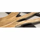 لوحة مستطيلة تجريدية حديثة مع لوحة لؤلؤة تشاد Viadurini