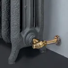 رادياتير هيدروليكي من الحديد الزهر بثلاثة أعمدة مزخرفة - فانيلين Viadurini