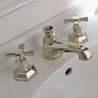 حنفية حوض مطبخ بتصميم عتيق من النحاس الإيطالي - سيلفانا Viadurini