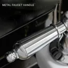 حنفية حوض استحمام أرضية مع دش نحاسي، صنع في إيطاليا - نوريانا Viadurini