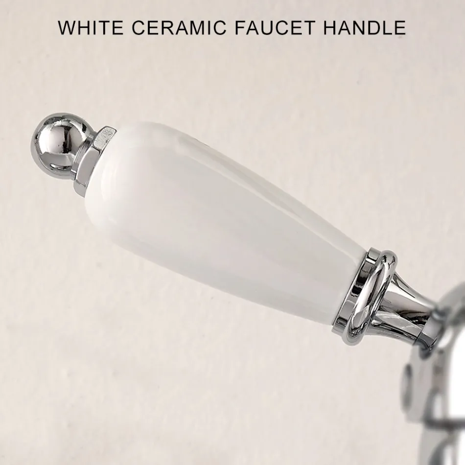 حنفية بيديه كلاسيكية بفتحة واحدة مع رافعات نحاسية مصنوعة يدويًا - نوريانا Viadurini