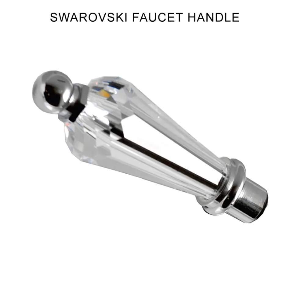 حنفية بيديه كلاسيكية بفتحة واحدة مع رافعات نحاسية مصنوعة يدويًا - نوريانا Viadurini