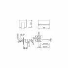 خلاط حائط بتصميم إيطالي - بيبو Viadurini