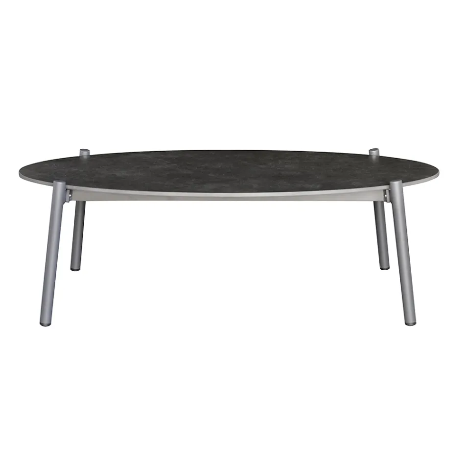 غرفة معيشة خارجية مع وسائد ومساند أذرع مستديرة - زينيث Viadurini