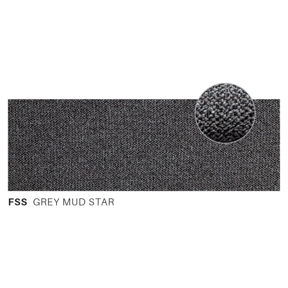 غرفة معيشة خارجية مع أريكة وكرسيين بذراعين من القماش صنع في إيطاليا - سوكي Viadurini