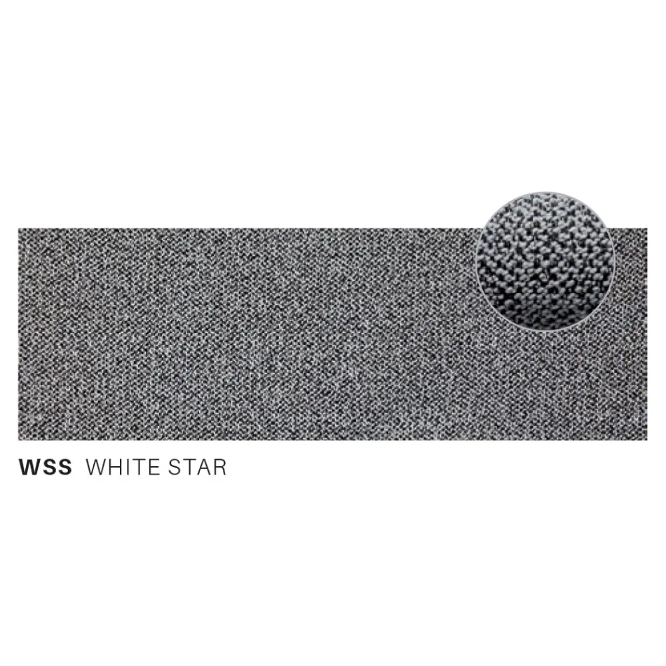 غرفة معيشة خارجية مع أريكة وكرسيين بذراعين من القماش صنع في إيطاليا - سوكي Viadurini