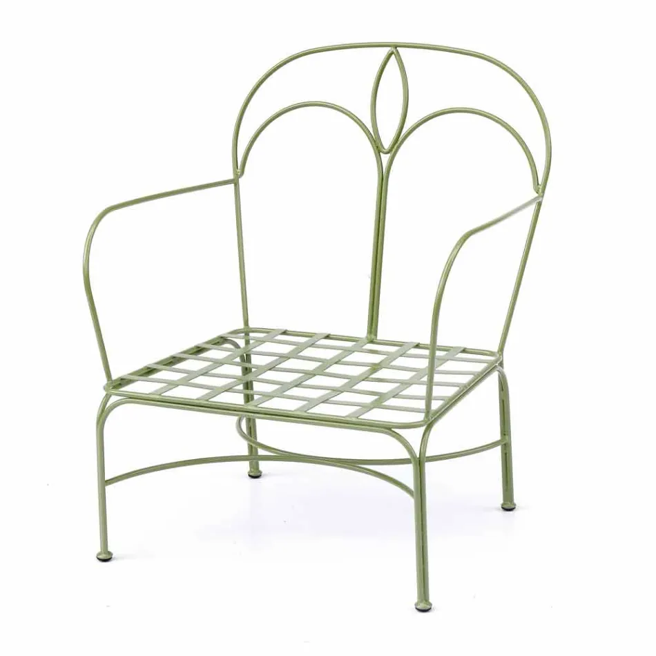 صالة خارجية بهيكل حديدي مصنوع يدويًا في إيطاليا - ميليندا Viadurini