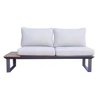 صالة حديقة مكونة من أريكتين وطاولة مركزية - بيبو Viadurini