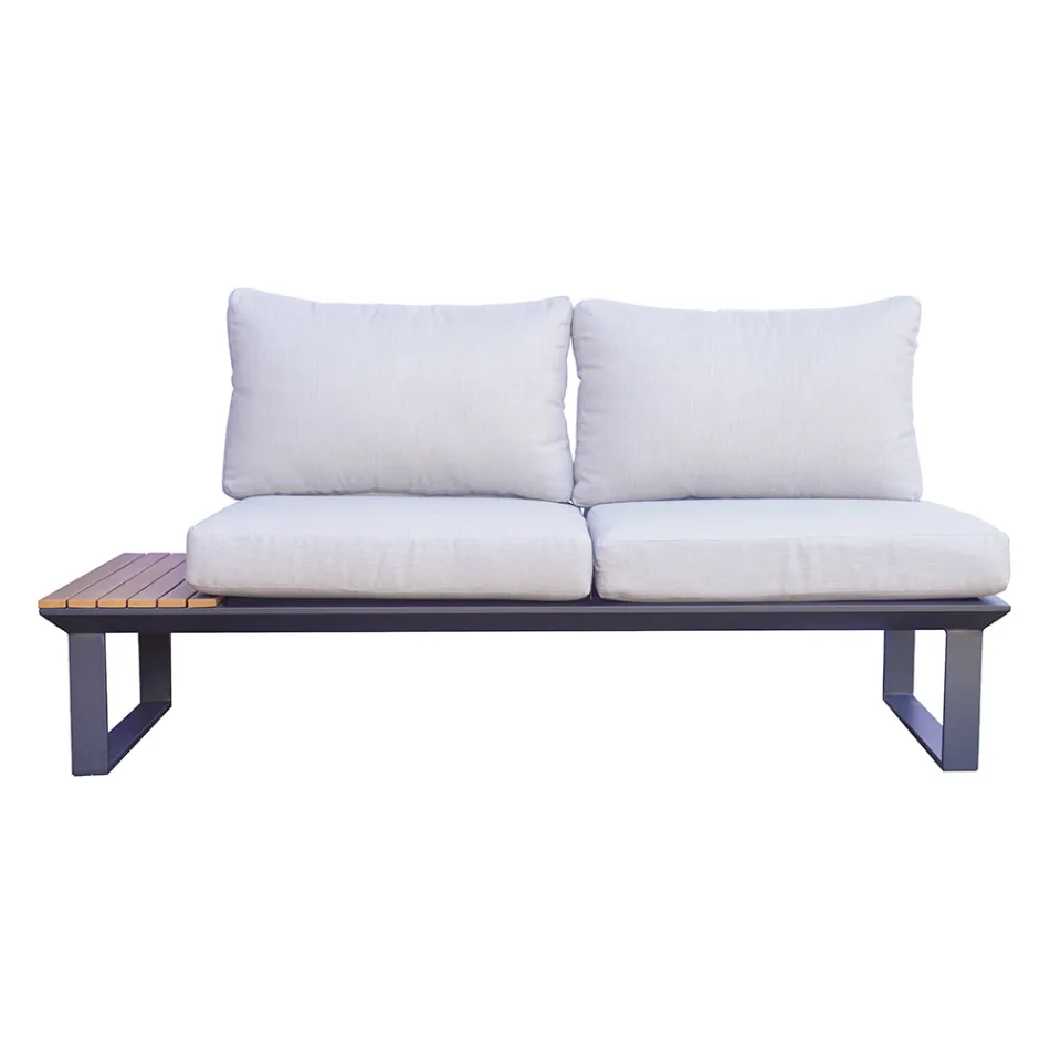 صالة حديقة مكونة من أريكتين وطاولة مركزية - بيبو Viadurini