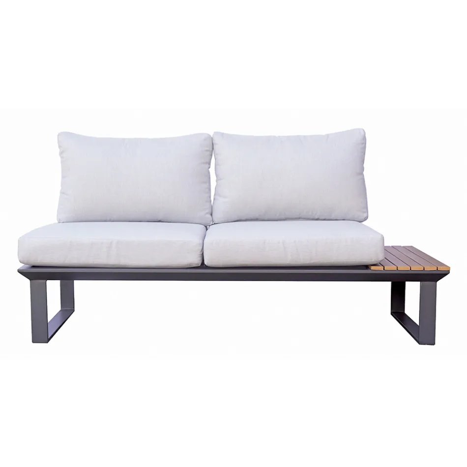 صالة حديقة مكونة من أريكتين وطاولة مركزية - بيبو Viadurini