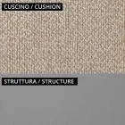 صالة حديقة مع أريكة واحدة وكرسيين بذراعين صنع في إيطاليا - زارع Viadurini