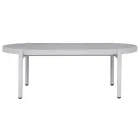 صالة حديقة من الألومنيوم والحبال مع طاولة قهوة - دينجو Viadurini