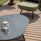 غرفة معيشة حديقة من الألومنيوم باللون الأحمر أو الأخضر - ريجالايز Viadurini