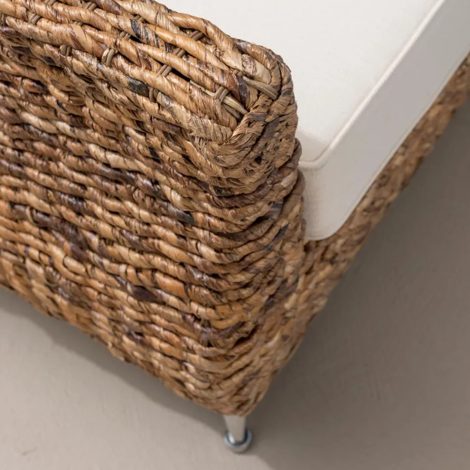 صالة حديقة بنسيج الموز مع وسائد - ليجولاس Viadurini