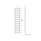 سخان مناشف بنظام مختلط من الفولاذ الكربوني - برالين Viadurini