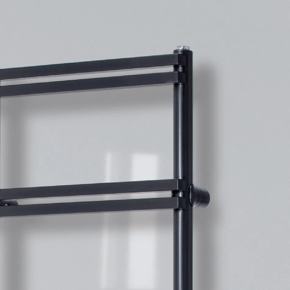 سخان مناشف كهربائي مع مجمعات عمودية صنع في إيطاليا - جينجر Viadurini