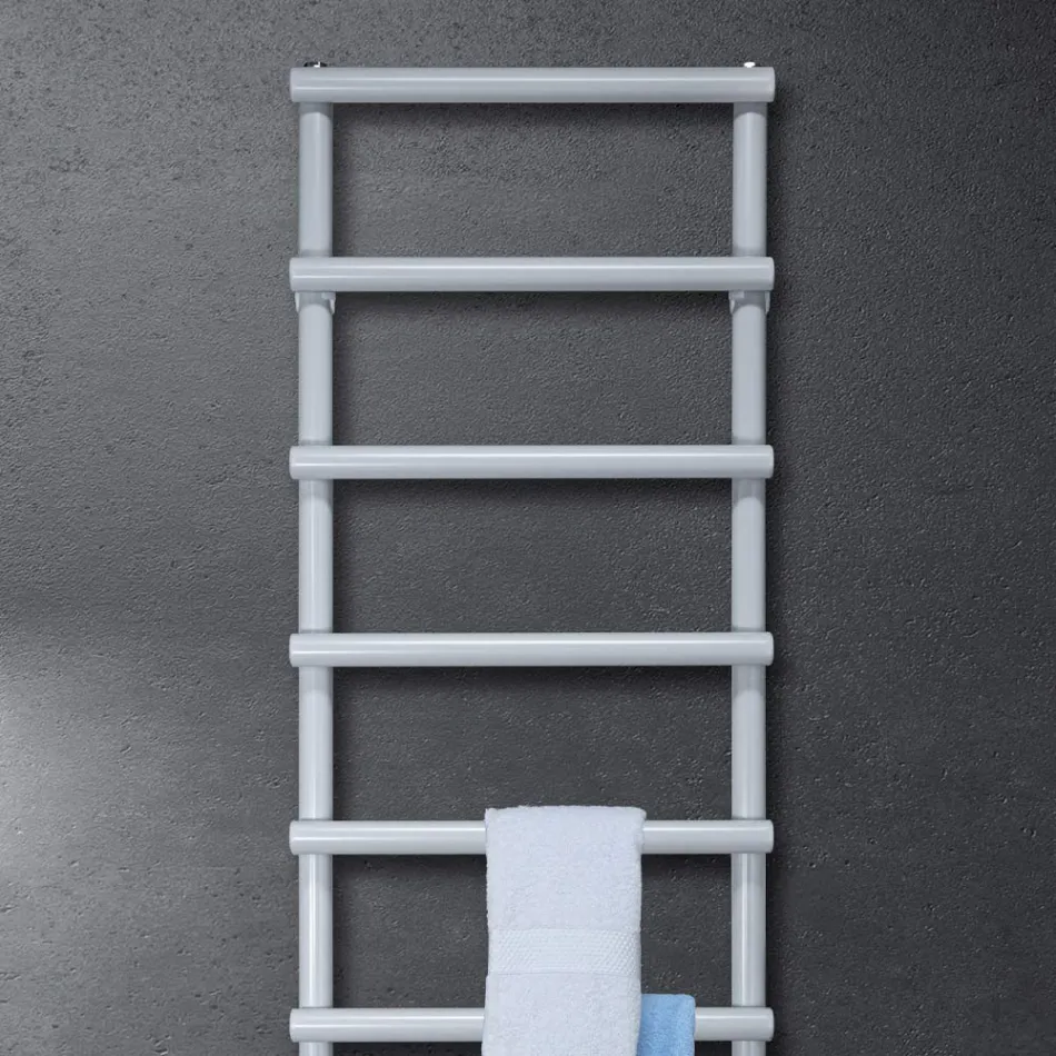 سخان مناشف كهربائي بعناصر دائرية، صنع في إيطاليا - فراولة Viadurini