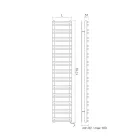 سخان مناشف كهربائي بعناصر أفقية صنع في إيطاليا - Amaretti Viadurini