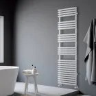 مدفأة مناشف هيدروليكية من الفولاذ بطلاء أبيض نقي، صنع في إيطاليا - ليموني Viadurini