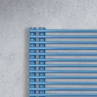 سخان مناشف من الفولاذ الكربوني بنظام مختلط - لون الفول السوداني Viadurini