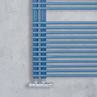 سخان مناشف من الفولاذ الكربوني بنظام مختلط - لون الفول السوداني Viadurini