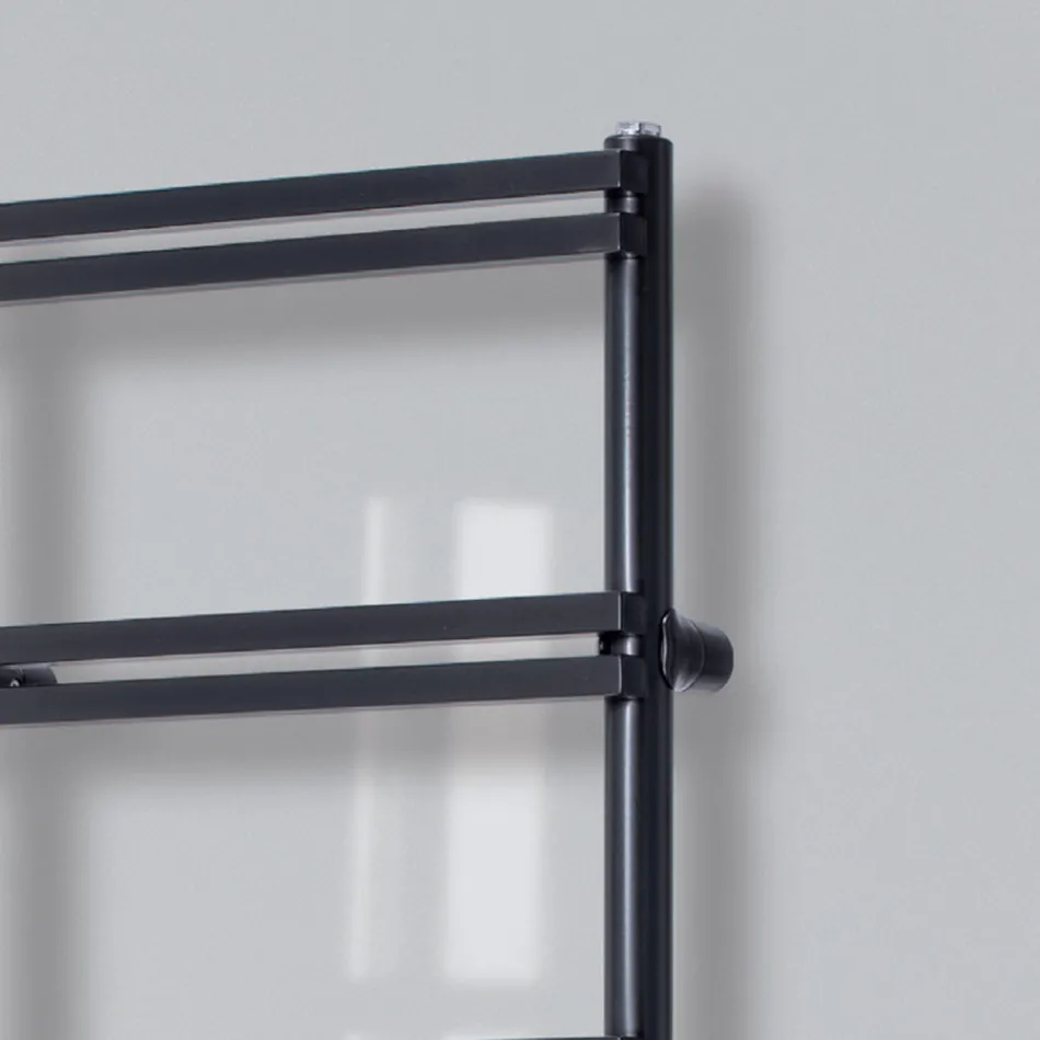 سخان مناشف مختلط مع مشعبات رأسية صنع في إيطاليا - جينجر Viadurini