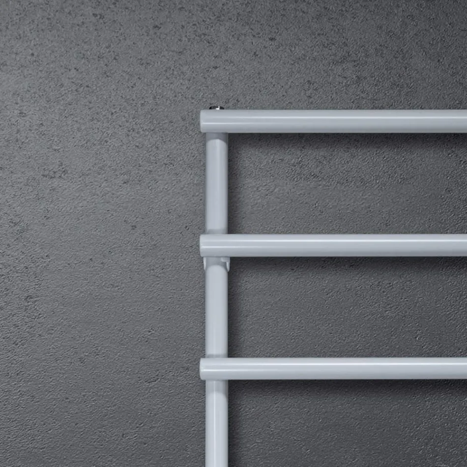 منشفة تدفئة مختلطة بعناصر دائرية مصنوعة في إيطاليا - فراولة Viadurini