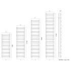 مدفأة مناشف أماريتي متعددة الاستخدامات بعناصر أفقية، صنع في إيطاليا Viadurini