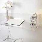 مكتب حائط أوتيليا من زجاج شبكي بتصميم بسيط، صنع في إيطاليا Viadurini