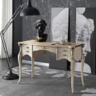 مكتب خشبي فاخر لغرفة المعيشة بخمسة أدراج، صنع في إيطاليا - كاليجولا Viadurini