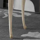 مكتب فاخر خشبي بخمسة أدراج لغرفة المعيشة، صنع في إيطاليا - كاليجولا Viadurini