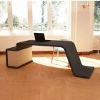 مكتب مع خزانة أدراج خشبية مصنوعة في إيطاليا، تيرالبا Viadurini