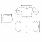 مكتب بتصميم عصري مصنوع في إيطاليا، تيليسي Viadurini
