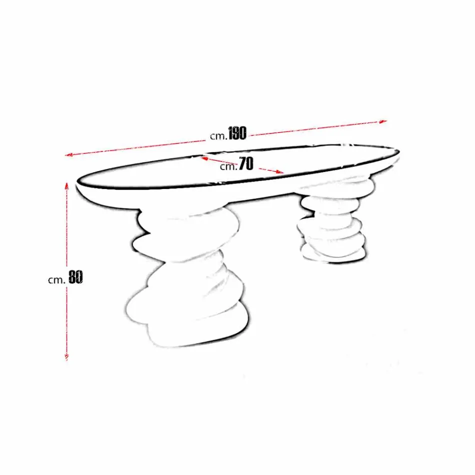 مكتب بتصميم عصري من ألدينجتون، مصنوع يدويًا في إيطاليا Viadurini