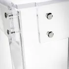 مكتب من البليكسي جلاس الشفاف بتصميم عصري، صنع في إيطاليا - فيشي Viadurini