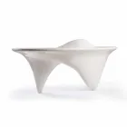 مكتب بتصميم عصري متعرج، مصنوع يدويًا في إيطاليا Viadurini