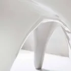 مكتب بتصميم عصري متعرج، مصنوع يدويًا في إيطاليا Viadurini