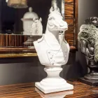 منحوتة بوريس المصنوعة يدويًا من السيراميك Viadurini