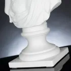 منحوتة خزفية بيضاء مصنوعة يدويًا بنسبة 100% في إيطاليا Fabas 1 Viadurini