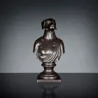 منحوتة سيراميكية سوداء مصنوعة يدويًا بنسبة 100% في إيطاليا Fabas 2 Viadurini