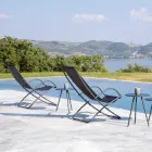 كرسي حديقة قابل للطي مصنوع من الفولاذ المجلفن، صنع في إيطاليا، قطعتان - هوبيت Viadurini