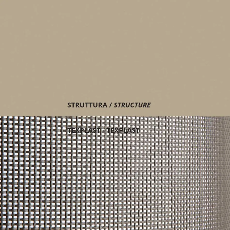 كرسي حديقة قابل للطي مصنوع من الفولاذ المجلفن، صنع في إيطاليا، قطعتان - هوبيت Viadurini