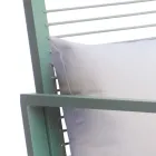 كرسي هزاز خارجي من الألومنيوم مع وسادة مبطنة - برونتولو Viadurini