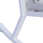 كرسي هزاز خارجي من الألومنيوم مع وسادة مبطنة - برونتولو Viadurini