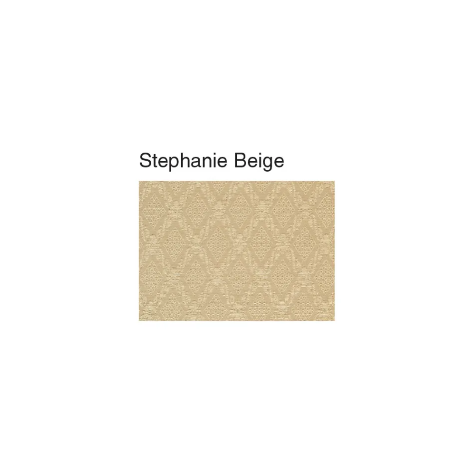 كرسي كلاسيكي من الخشب ومقعد من القماش بتصميم صنع في إيطاليا - بابتيست Viadurini