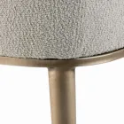 كرسي بمساند للذراعين ومقعد مبطن وأرجل فولاذية، صنع في إيطاليا - أسكولي Viadurini